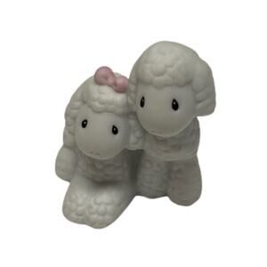 Vintage PRECIOUS MOMENTS Two By Two Sheep Noah's Ark Lambs 530077 | 1992